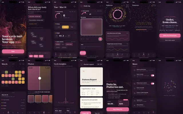 Mobile product screen