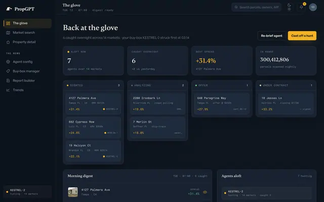 Propgpt product screen