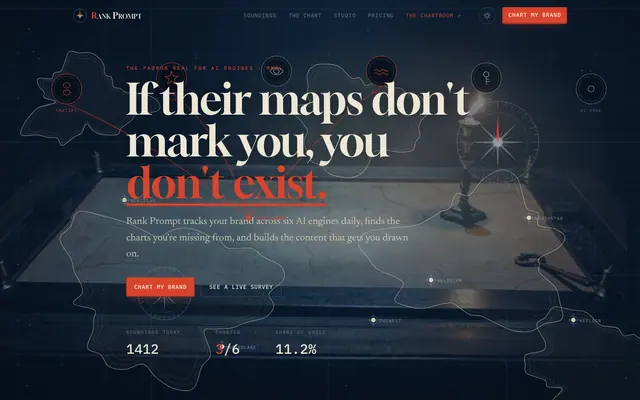 Rank Prompt product screen
