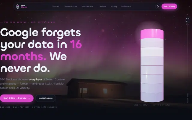 Seo Stack product screen